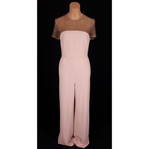 Stella McCartney Alysha Crystal-Embellished Jumpsuit 38 US 2 XS Rose $3200 - Picture 2 of 16